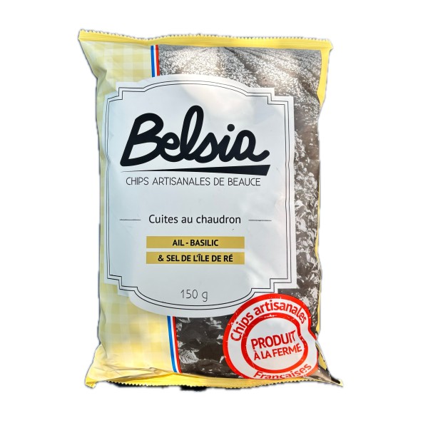 Chips Ail-Basilic & Sel de l'Ile de Ré