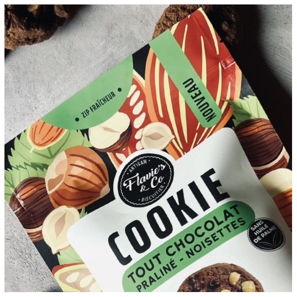 COOKIE TOUT CHOCOLAT PRALINE NOISETTES