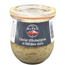 CAVIAR D'AUBERGINE A L'AIL DES OURS