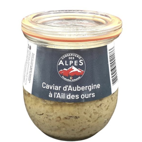 CAVIAR D'AUBERGINE A L'AIL DES OURS