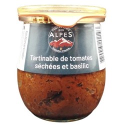 TARTINABLE DE TOMATES SECHEES ET BASILIC