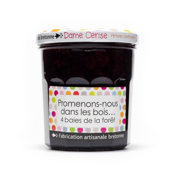 CONFITURE PROMENONS NOUS DANS LES BOIS - 4 BAIES DE LA FORET