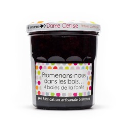 CONFITURE PROMENONS NOUS DANS LES BOIS - 4 BAIES DE LA FORET