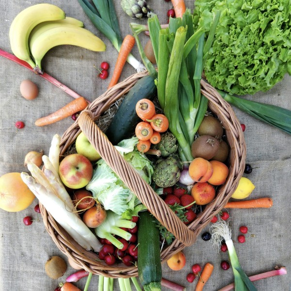 PANIER LEGUMES ET FRUITS