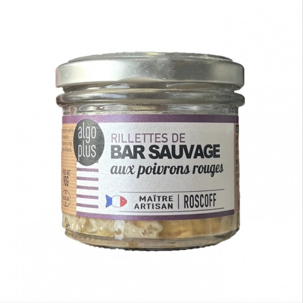RILLETTES DE BAR AUX POIVRONS