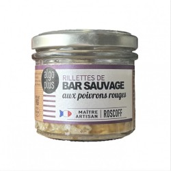 RILLETTES DE BAR AUX POIVRONS