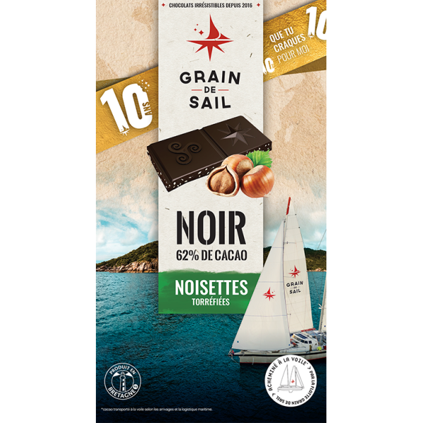 CHOCOLAT NOIR NOISETTES TORRÉFIÉES