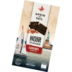 CHOCOLAT NOIR, CARAMEL ET FLEUR DE SEL