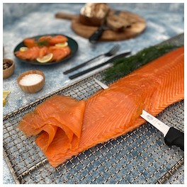 DEMI FILET SAUMON FUMÉ TRANCHÉ