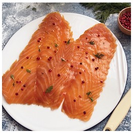 2 TRANCHES SAUMON FUMÉ MARINÉ