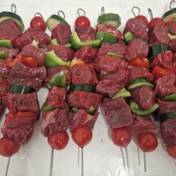 BROCHETTES DE BOEUF SALERS