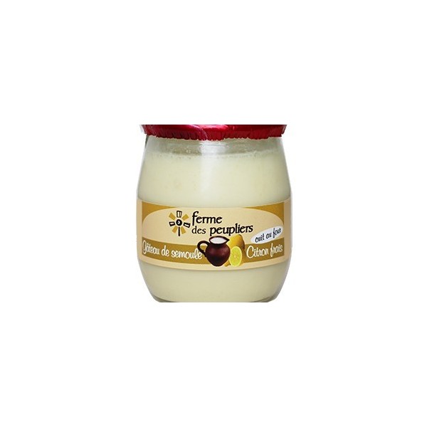 2 GÂTEAUX DE SEMOULE SUR LIT CITRON